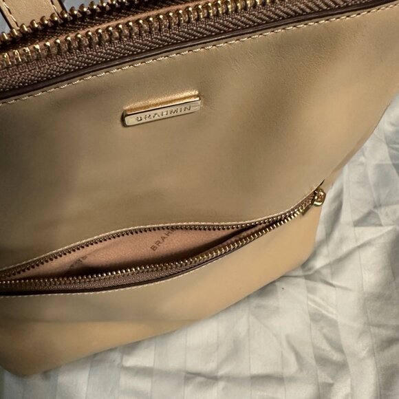 Brahmin Felicity Sand Topsail Backpack - Picture 12 of 13